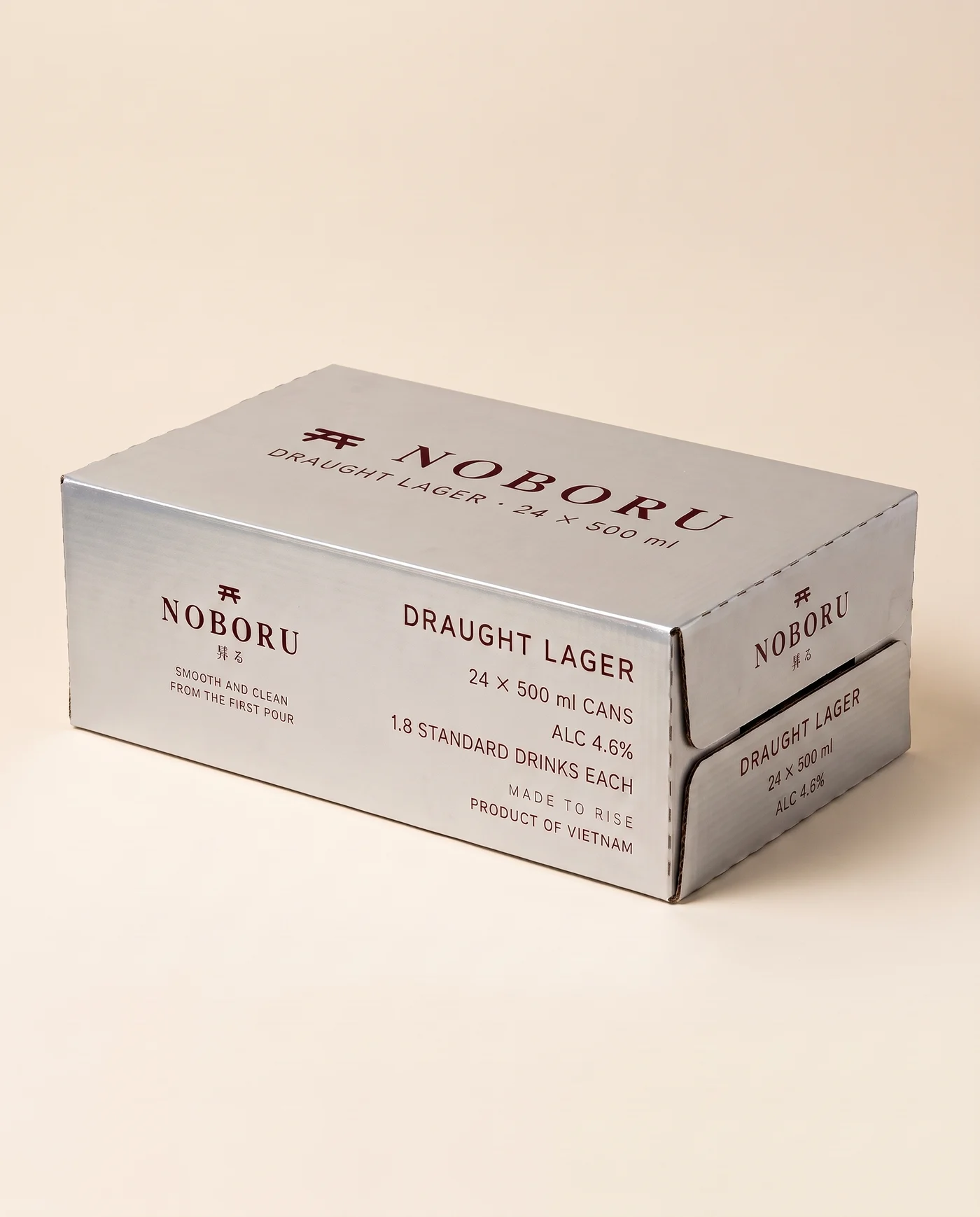 Noboru Draught outer carton of 500 ml cans